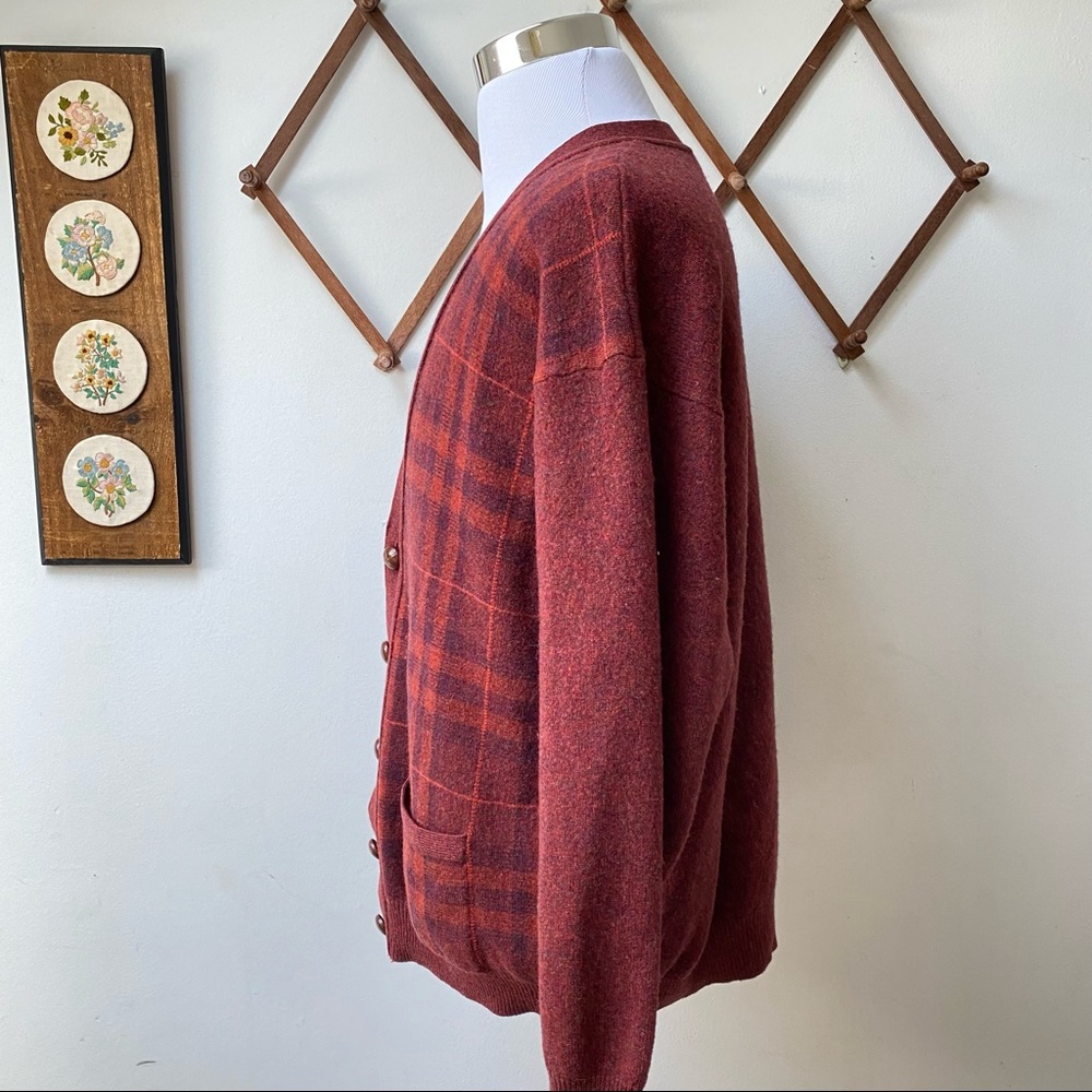 Burberry Nova Check Lambswool Cardigan - Picture 7 of 14